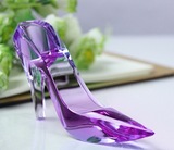 定制个性礼品灰姑娘水晶鞋摆件送女友老婆浪漫生日婚庆礼物创意