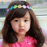 新款韩国宝宝发饰发圈发箍发卡发带可爱女婴儿童拍照梅花头饰28