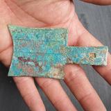 古代青铜器钱币空首布 古董刀币 铜板 包证真货 挖出来的包老