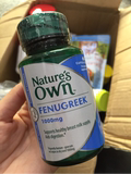 现货澳洲Nature s Own Fenugreek葫芦巴籽纯天然催奶下奶胶囊60粒