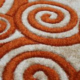 地毯 现代客厅茶几毯WKYG309时尚手工剪花卧室地毯2*3M加密