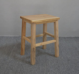 宜家 实木凳 方凳 高脚凳 吧台凳 矮凳子橡木方形凳 前台凳子促销