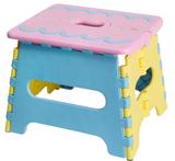 加厚可折叠凳子便携式马扎 儿童卡通塑料小板凳户外创意椅子迷你