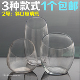 玻璃花瓶创意水培玻璃瓶斜口微景观生态瓶水培植物养花玻璃瓶