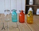 促销 zakka杂货玻璃小吊瓶 生态迷你水培容器 蜡烛台大口花瓶花器