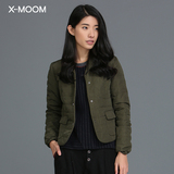 X－Moom专柜正品 切细条 西装 短款 薄棉衣 HMDMB8567
