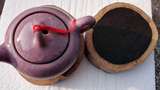 黑檀原木树红木雕摆件紫光檀木料树根奇石茶壶杯垫底座实木底托
