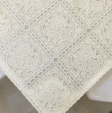 白色镂空蕾丝台布 桌布 长方形防尘布 沙发巾 万能盖巾 茶几布