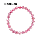 SALMON 草莓晶水晶手链 粉色蔷薇晶手串 时尚女款饰品