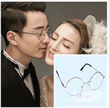 韩式婚纱摄影道具眼镜圆形太子镜复古婚纱道具眼镜墨镜写真道具