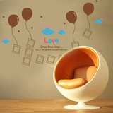 DIY墙贴纸客厅卧室照片相框贴画自带胶装饰贴壁纸欢乐时光气球