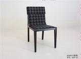 爱依瑞斯餐椅新款可拆洗A068611餐椅桦木哑光黑漆原厂正品