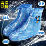 迪士尼儿童雨鞋套加厚底防滑男女童宝宝学生雨靴芭比雨鞋防水鞋套