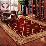 欧式美式客厅茶几沙发全羊毛地毯长方形房间卧室高档纯羊毛地毯