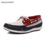 Rockport/乐步新品真皮时尚帆船鞋男 英伦日常休闲拼色男鞋M76857