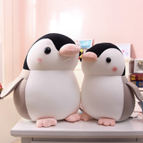 可爱小企鹅公仔毛绒玩具泡沫粒子玩偶抱枕靠垫玩具可爱生日礼物女