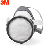 3M防毒面具喷漆工业防尘装修甲醛化工农药异味口罩防护面罩3M1201
