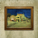 油画纯手绘欧式客厅卧室高端定制临摹 梵高名画《黄房子》