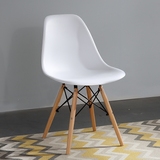 北欧宜家小户型餐椅伊姆斯椅子塑料日韩系简约咖啡椅电脑椅休闲椅