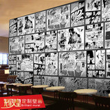 日本动漫漫画墙纸壁画 KTV酒吧网吧主题儿童房卧室餐厅海贼王壁纸