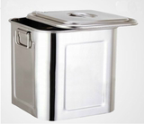 特价304不锈钢储米桶|米缸|储物桶|双耳方形箱带盖四方桶|储水桶