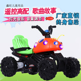 新款儿童电动摩托车甲壳虫电动车宝宝玩具车电动汽车四轮遥控车