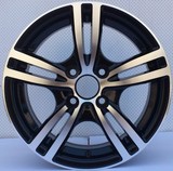 宏普铝轮铁色铝合金15寸锻造轮毂改装高品质时尚改装车轮胎铃轮毂