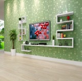 烤漆墙上隔板置物架客厅创意组合电视柜 宜家视听机顶盒壁挂格子