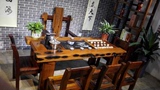 精品包邮中式船木实木象棋 茶桌椅组合长方形茶台茶几功夫小户型
