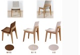 北欧实木椅子现代简约休闲餐椅白橡木宜家用电脑书椅包邮餐厅餐椅