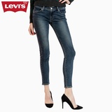 Levi's李维斯REVEL系列女士低腰紧身蓝色水洗牛仔裤21116-0047