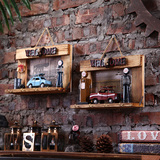 美式乡村风复古酒吧咖啡厅餐厅特色个性立体墙壁挂画装饰画木板画