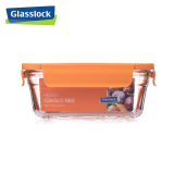 Glasslock 韩国进口 玻璃保鲜盒微波炉耐热饭盒可拆盖冰箱密封碗