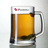酒杯果汁杯土耳其进口帕莎无铅钢化玻璃啤酒杯带把扎啤杯超大啤