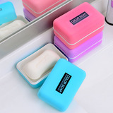 天天特价 有盖香皂盒 创意 带盖 沥水夹层小号肥皂盒 防水皂盒托