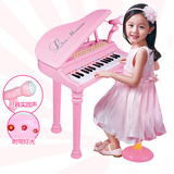 儿童早教音乐电子琴女孩益智玩具仿真多功能小钢琴带麦克风3-6岁