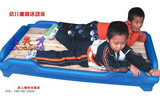小天才儿童塑料木板床 幼儿园双人床 宝宝午睡床 幼儿重叠活动床