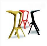 双龙时尚简约休闲椅吧台椅高脚凳塑料宜家创意鲨鱼嘴凳子酒吧椅子