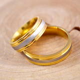 浪漫派对钛钢男士磨砂戒指个性简约指环中指食指单身韩版金色尾戒