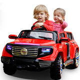 儿童电动车四轮双人双座越野车宝宝玩具车小孩电动遥控童车汽车