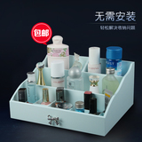 厂家直销木质化妆品收纳盒大号 韩国创意多功能桌面储物盒整理柜