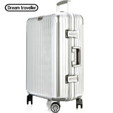 同款日默瓦铝框旅行箱万向轮拉杆箱女男行李箱密码登机箱20寸24寸