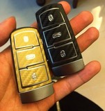 新款 大众 CC迈腾R36 导气槽汽车钥匙贴 汽车碳纤维钥匙贴改装贴