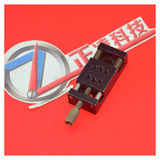 包邮 手动丝杆调节X轴线性滑台 微型小滑台 导程0.5mm 行程10mm