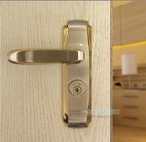 顶固 门锁现代房门锁 XC301397钢间金室内门锁 卧室实木门锁