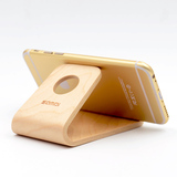 samdi手机懒人支架iPhone6s Plus木质手机座木制支架创意配件礼品