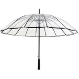 英伦清新自动透明雨伞 创意拱形伞女生长柄晴雨伞可爱公主伞包邮
