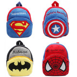 超人蝙蝠侠蜘蛛侠可爱宝宝玩具背包男孩背包儿童双肩包幼儿园书包