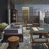 新中式沙发组合简约客厅罗汉床实木椅子别墅样板间禅意家具定制