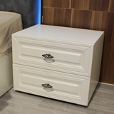 现代白色床头柜 宜家床头柜 环保免漆床头柜 田园床头柜简约